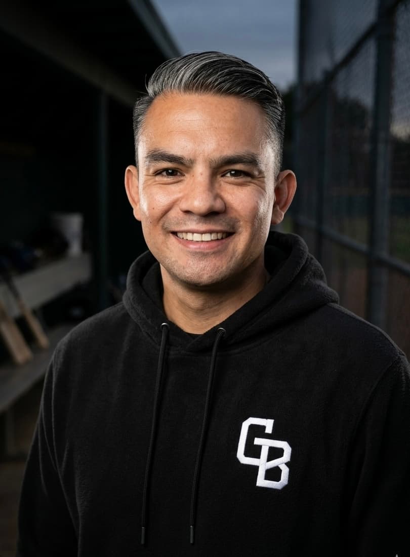 Coach Dylan Winner — headshot in the stadium