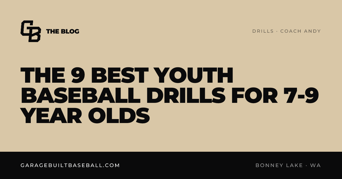 9 Best Youth Baseball Drills for 7-9 Year Olds (with Practice Matrix ...